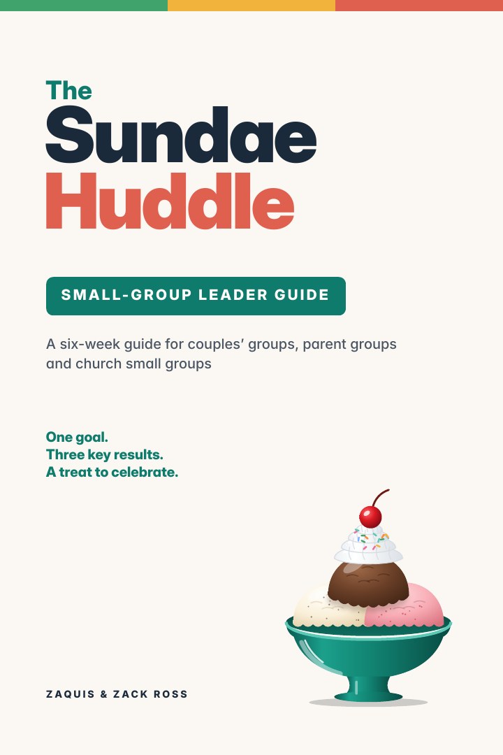 The Sundae Huddle Small-Group Leader Guide cover